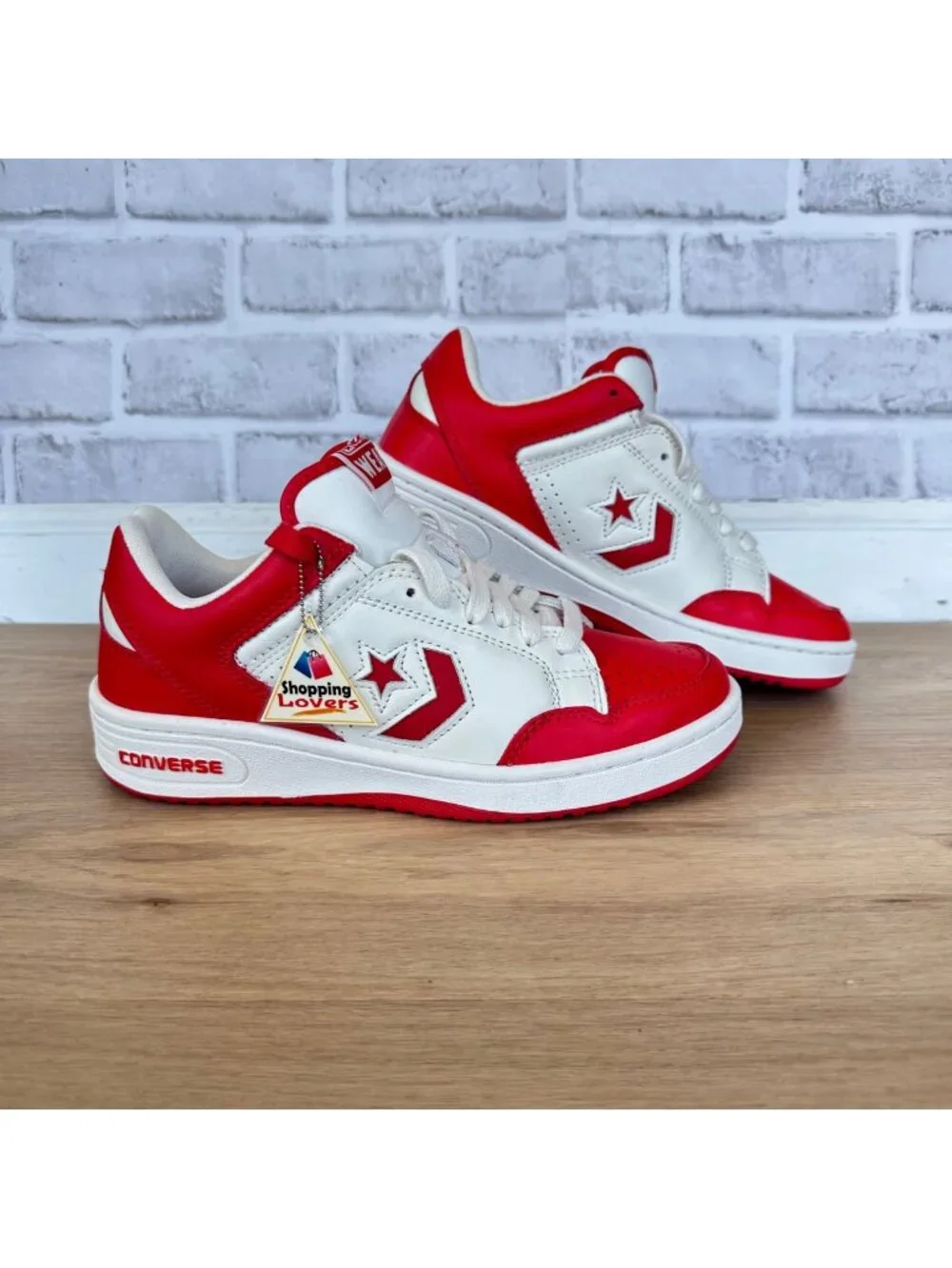 Converse Weapon Low Red White 6.5 Men Shoes Bird Magic Erving DS Sneaker A10598C Converse Weapon Ox  main image 3